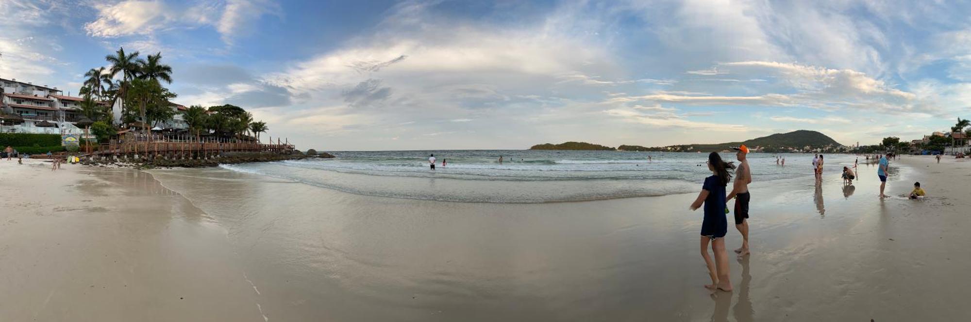 Apto Vista Mar -250Mts Da Praia Бомбиняс Екстериор снимка